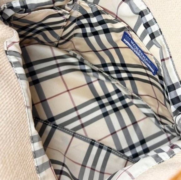 Burberry Blue Label Canvas Shoulder Bag - Picture 8 of 11